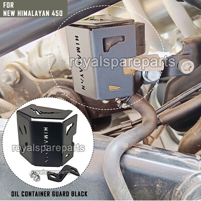 Passend Für Royal Enfield New Himalayan 450 Ölbehälter Schutz, Schwarz