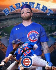 Chicago Cubs Lithograph print of Tucker Barnhart