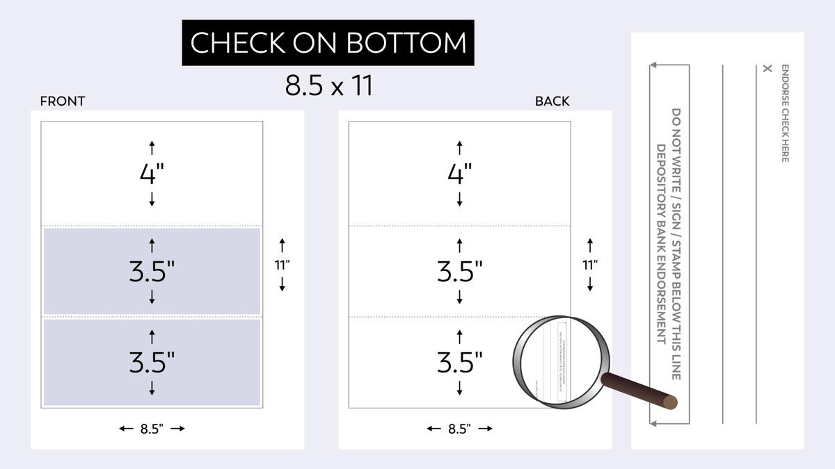 Counter Check Paper Blank Check Compuchecks Tamper-Guard Security Paper - 2500 Checks ...