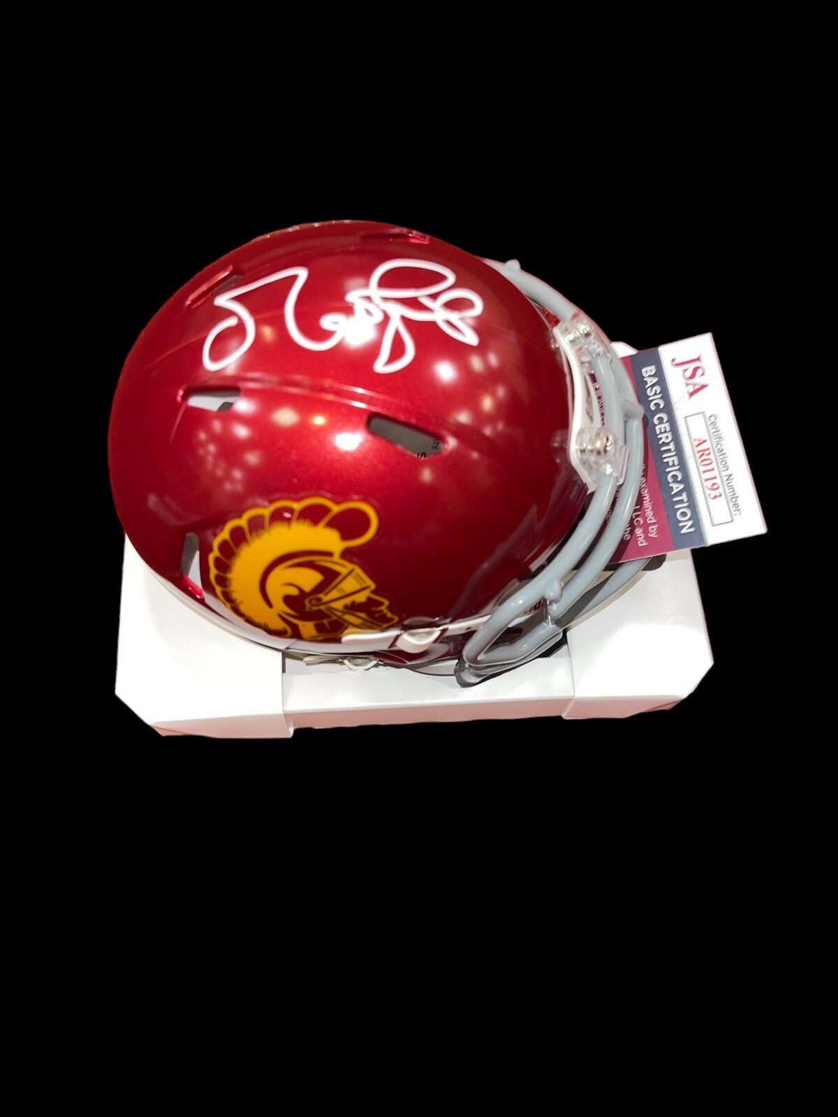 Matt Leinart Autographed Signed USC Trojans Speed Mini Helmet QB HEISMAN 2 