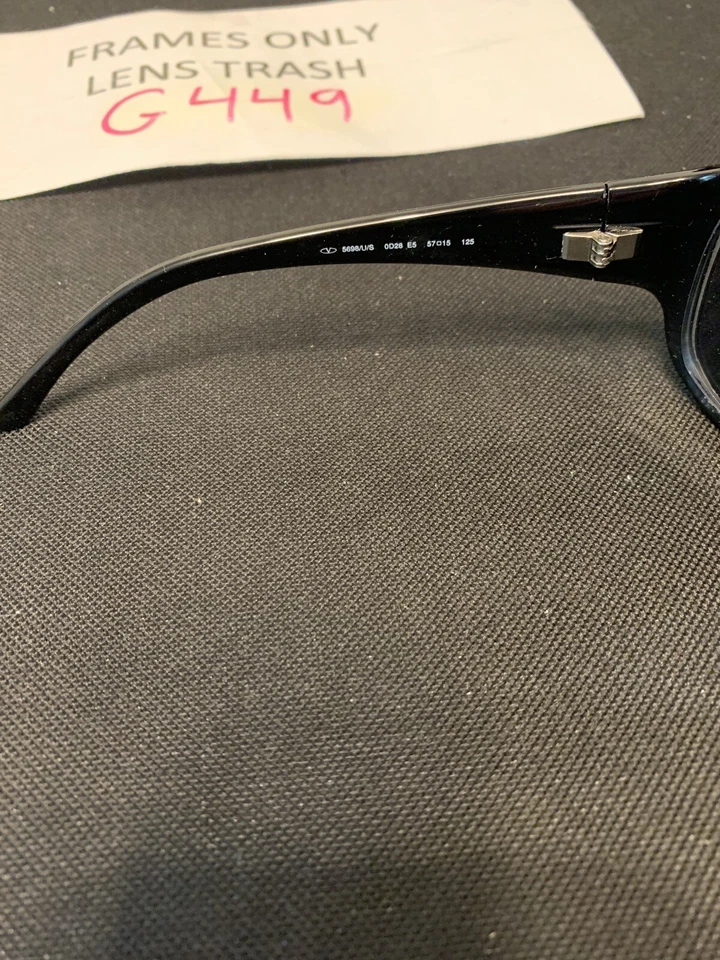 Valentino Sunglasses 5698/U/S Black 0D28 Frame G449 - Изображение 4 из 4