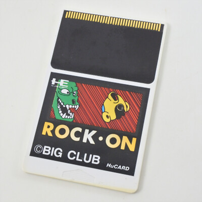 PC Engine Hu ROCK ON Card Only pe