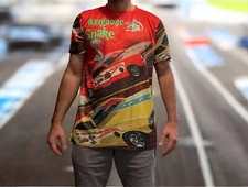 1970 Mongoose & Snake T-Shirt Hot Vintage Hot Wheels Redlines ( XL)