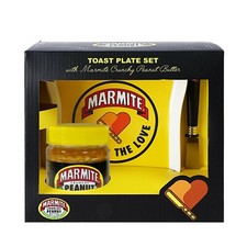 Marmite - Peanut Butter Ceramic Toast Plate Gift Set Very Rare!