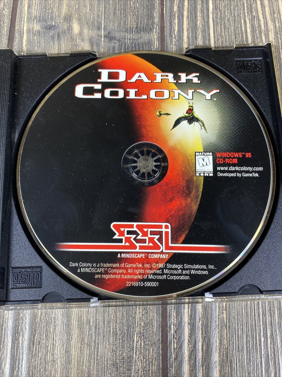 Dark Colony Mature Windows 95 CD Rom PC Computer Game 1997 | eBay
