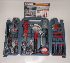 Hi-Spec DT9409E 54 Piece Home & Garage DIY Tool Kit Set Red