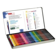 Pastelli MINAPRO Watercolor Scatola Metallo 36 Colori Seven Acquerellabili