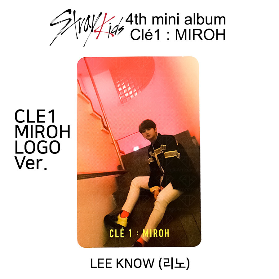 STRAY KIDS 4th mini album CLÉ 1 MIROH Official Photocard