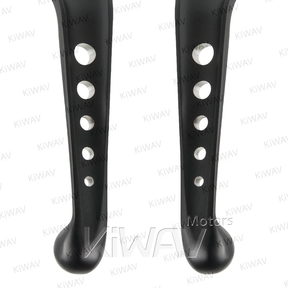 Kit de palanca CNC aluminio negro 10205 EDGE CUT se adapta al '09 Dyna Fat Bob FXDF Foto 4 de 4