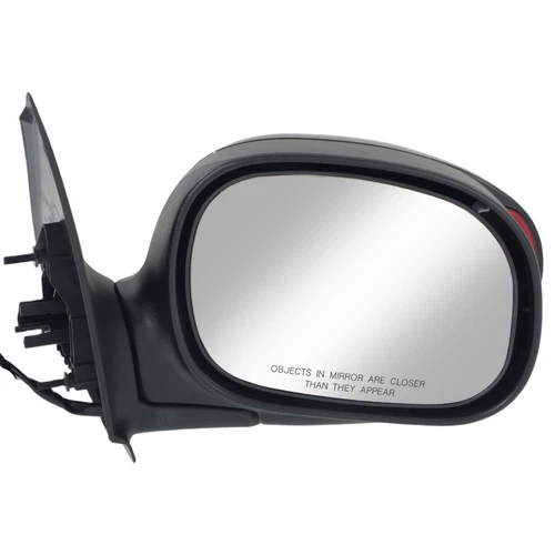 Fits 00-03 FD F150 POWER MIRROR SMOOTH BLACK W/SIGNAL EXC SUPERCREW 04 FD F150 R