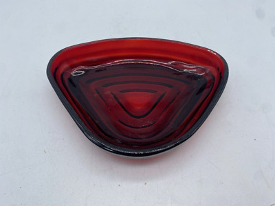 Anchor Hocking MANHATTAN RUBY RED RELISH TRAY INSERT  E90