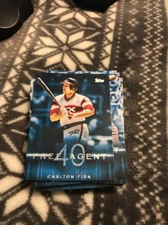 2015 Topps Series 1 Free Agent 40 Carlton Fisk Chicago White Sox F40-12 Insert