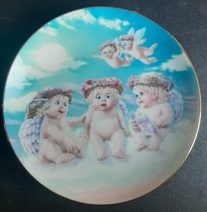 Dreamsicles Collector Plate 1994 The Flying Lesson #2821N1? Cast Art Industries