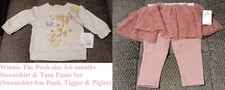 Disney Baby Size 3-6 Months Winnie the Pooh Sweatshirt Tutu Pants New With Tags