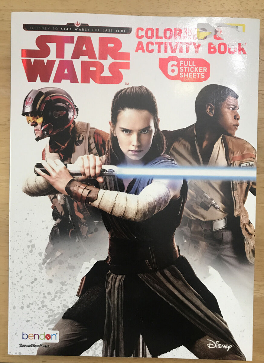 Disney Star Wars: The Last Jedi Jumbo Coloring Book - Rey - Brand New Unused