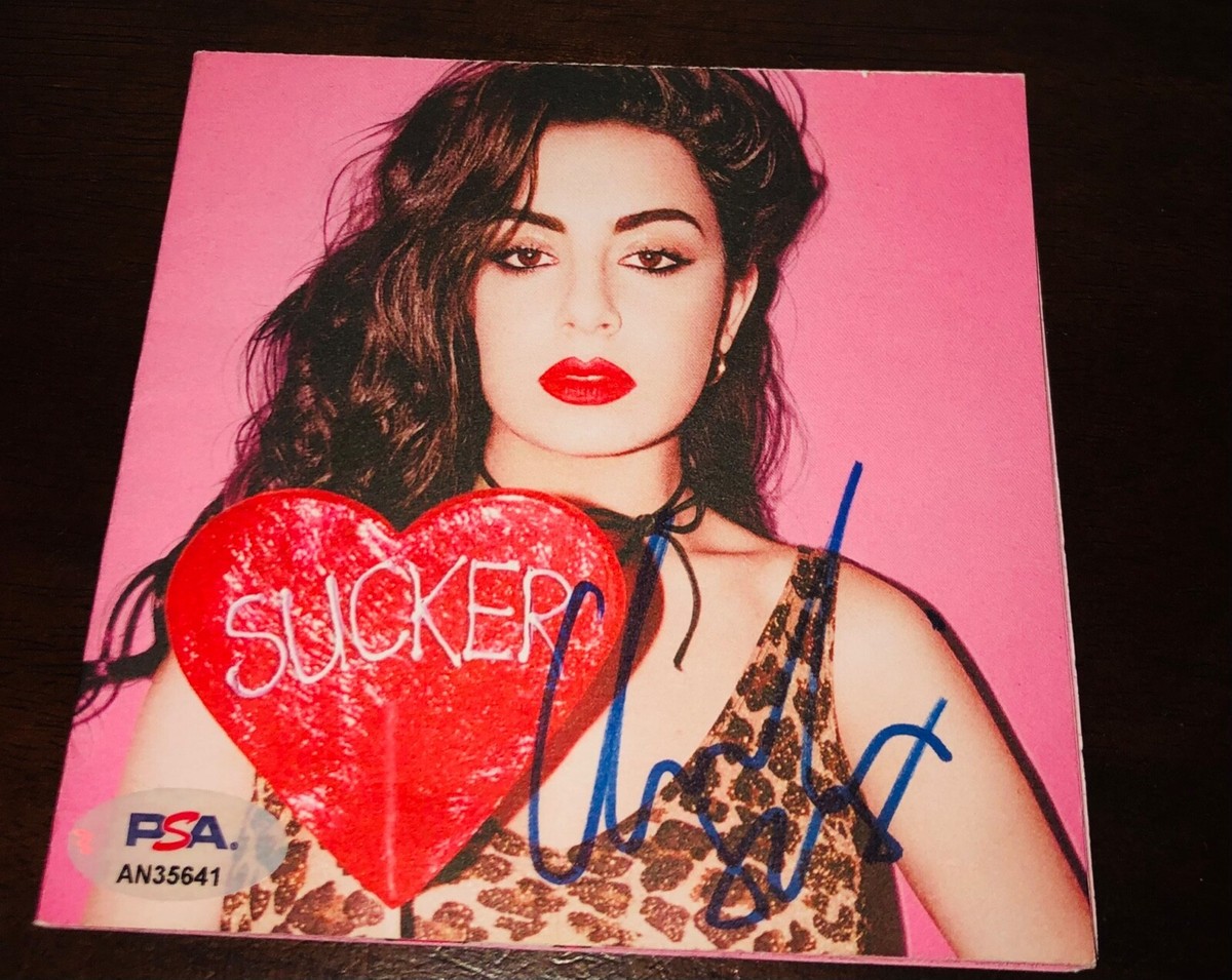Charli XCX アルバム サイン入りカード Charli XCX Sucker Signed CD Cover PSA A | eBay