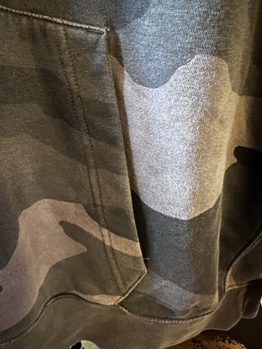 Nike Full Zip Embroidered Logo CAMO Long Sleeve Hoodie Jacket (4XLT) - Picture 8 of 9