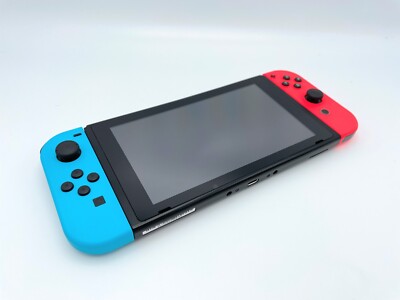 Nintendo Switch本体 (中古) Nintendo Switch Neon Red/Neon Blue Console Used Japan Console with