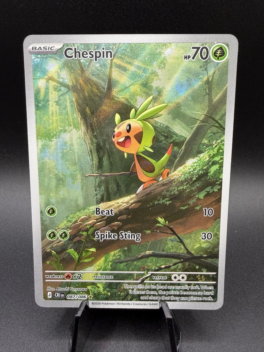 Chespin Pokmon TCG Cards for sale | eBay