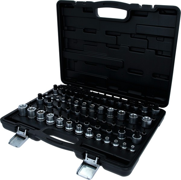 "Ks Tools 911.0077 1/4\"+3/8\"+1/2\" Torx-SteckschlüSsel-Satz, 77-Tlg"-image