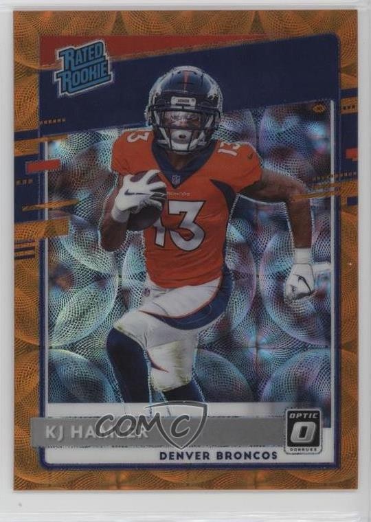 2020 Panini Donruss Optic Orange Scope Prizm 50/79 KJ Hamler #170 Rookie RC 1bv9