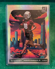 Marvin Harrison Jr. 2024 Donruss #12 Downtown Prizm Jumbo 5x7 Rookie Card