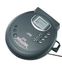 JVC Personal CD Player Extreme Anti-Shock Protection Diamond Black XL-PG37BKJ 