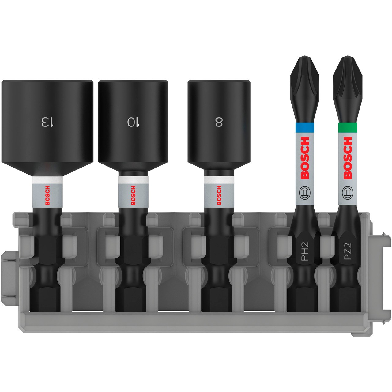 Bosch 2608522350 Impact Control Screwdriver and Nutsetter Set (5 Piece)