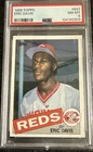 1985 Topps #627 Eric Davis Rookie Baseball Card PSA 8