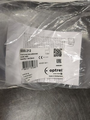 NEW - Optrel 5000.212 Front Cover Lens for e600/OSE Series - 1 set (5 pieces)