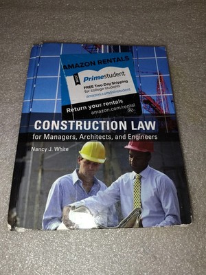 Construction Law White Managers Architects Engineers Delmar Cengage
