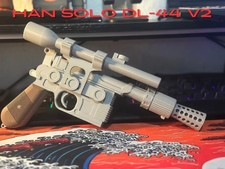 Han Solo DL-44 Blaster Replica – Star Wars Prop – 3D Printed Cosplay / Display C