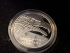 Bucking Mustang 1 oz silver medal us mint in leather case w/ COA dcam
