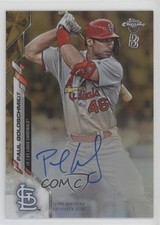 2020 Chrome Ben Baller Edition Gold Refractor 27/50 Paul Goldschmidt Auto 0t2