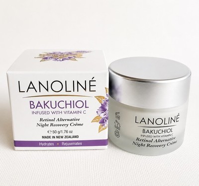 Lanoline BAKUCHIOL Infused W/ Vitamin C Retinol Alternative Night Recovery Cream