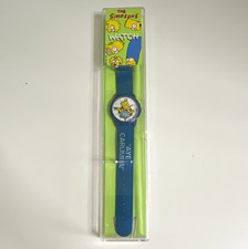 Wesco The Simpsons Bart Simpson Quartz Analogue Blue Plastic Watch 1997 Boxed
