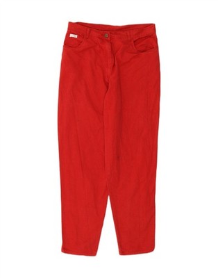 J.F.GEE Herren Slim Jeans EU 46 Small W32 L30 Rot Baumwolle LJ04