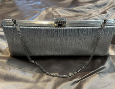 Vintage Rhinestone Hard Shell Clutch
