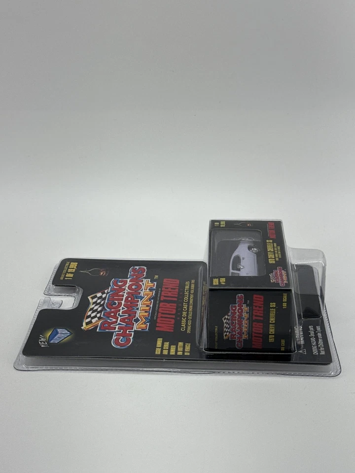 Chevy Chevelle SS 1970 diecast Racing Champions como nuevo motor tendencia blanco 1/64 nuevo en caja Foto 4 de 4