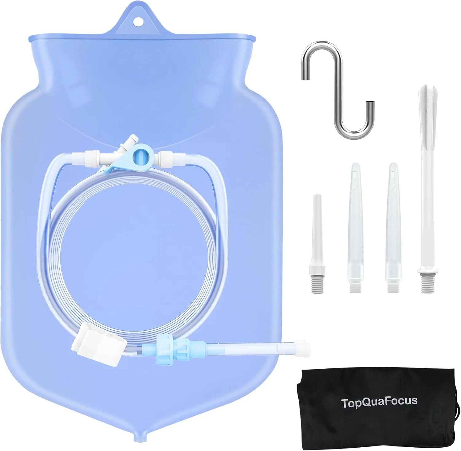 Topquafocus 4Qt Large Enema Bag Kit for Colon Cleaning Silicone Coffee Enema Bag
Opens in a new wind