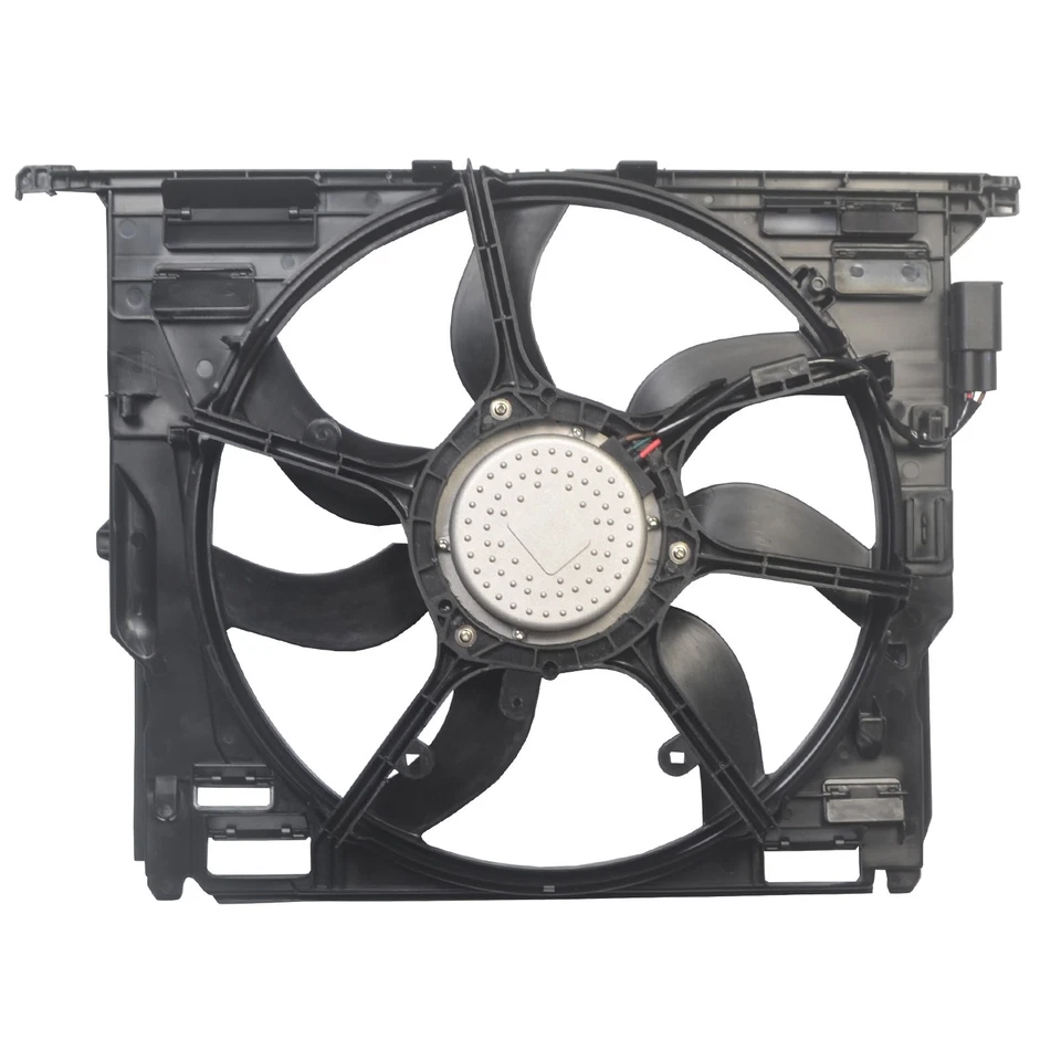 Radiator Cooling Fan Assembly For 2009-2011 BMW 528i 2009-2013 BMW 530i Foto 2 de 4