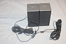 VIZIO SB3851-C0 Set Of 2 Black/Silver 5.1 SoundBar Satellite Speakers w/ Cables