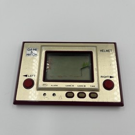 Nintendo Helmet Game CN-07 LSI Game & Watch 1981 Vintage Missing Battery Cover