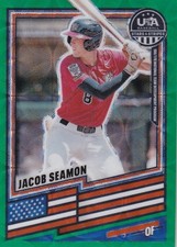 2026 Stars & Stripes USA Green Scope Jacob Seamon 77/99    PWE