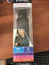 Move Mic by   Bluetooth Karaoke Microphone  Speaker with LED Lights, 22 Voic...