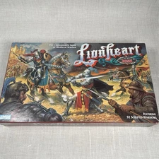 Parker Bros Lionheart Board Game 1997 Complete READ