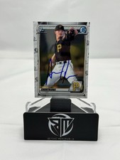 Aaron Shortridge Autograph Signed 2020 1st Bowman Chrome #BCP-9 Pirates