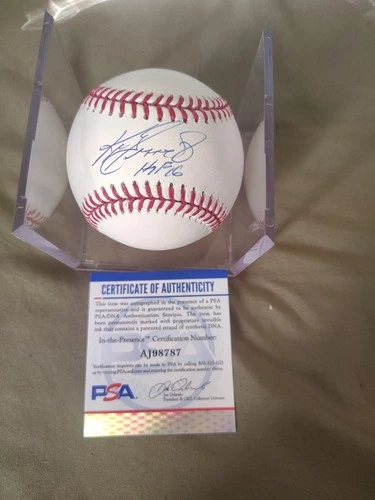 Ken Griffey Jr. Autographed/HOF '16 Inscribed OML Baseball With PSA/DNA COA.