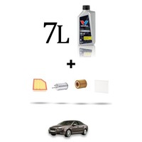 Hoffcar Set Service 4 Filter Und 7L ÖL FüR Volvo S80 Ii 3.0 T6 224Kw Von 2010