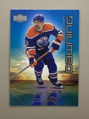 2024 SkyBox Metal Universe Zach Hyman Dawning #18 DW Edmonton Oilers Item-5574